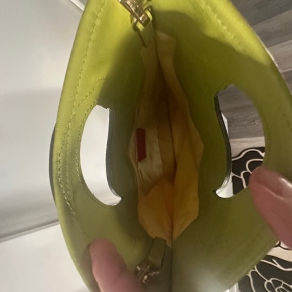 ETRO CROSSBODY BAG BRAND NEW NEVER USED PAISLEY LIME COLOR - Picture 9 of 16